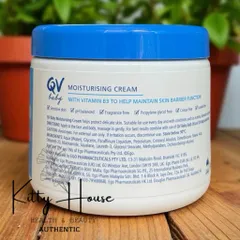 Kem Dưỡng Ẩm QV Baby Moisturising Cream 250g - An Toàn Cho Da Nhạy Cảm, Giảm Khô, Làm Dịu Bệnh Chàm, Vảy Nến Cho Bé