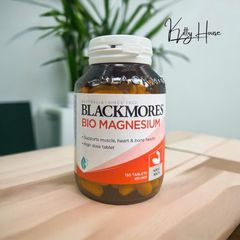 Viên uống Blackmores Bio Magnesium 150 viên - Bổ sung Magie cho xương chắc khỏe, giảm đau chuột rút và cải thiện sức khỏe tổng thể