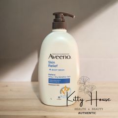 Sữa tắm dưỡng ẩm không mùi Aveeno Skin Relief Moisturising Fragrance Free Body Wash 1L
