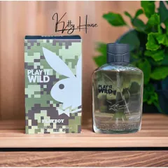 Nước Hoa Nam Playboy Play It Wild Eau De Toilette 100ml - Mùi Hương Tươi Mát, Nam Tính, Mạnh Mẽ, Quà Tặng Độc Đáo
