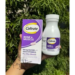 Viên uống bổ sung Canxi & D3 Caltrate Bone & Muscle 100 viên - Hỗ trợ xương chắc khỏe cho người dưới 50 tuổi