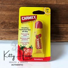 Son Dưỡng Môi Carmex 10g - Chống Nắng SPF15, Dưỡng Ẩm, Giảm Nứt Nẻ, Môi Căng Mọng & Mịn Màng, Sản Phẩm Hàng Đầu Mỹ