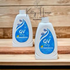 Dầu Tắm QV Baby Bath Oil 250ml & 500ml - Dưỡng ẩm, Làm sạch cho da nhạy cảm, Phù hợp với Chàm, Viêm da, Vảy nến