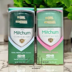 Gel khử mùi Mitchum Clinical 48 Giờ - Dạng Gel Trong Suốt Không Vệt Trắng, Chống Mồ Hôi Nam Nữ 57g