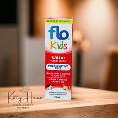 Nước muối xịt mũi Flo Baby Saline Nasal Spray/Drop chai 15ml