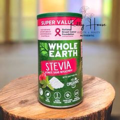 Đường Cỏ Ngọt Hữu Cơ Whole Earth Stevia Leaf 350g - Sản Phẩm Kiêng Đường Dành Cho Người Ăn Kiêng, Người Tiểu Đường
