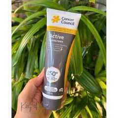 Kem Chống Nắng Cancer Council SPF50+/PA++++ 110ml - Bảo Vệ Da Khỏe Mạnh dưới Nắng, Chống UVA/UVB, Thích Hợp Hoạt Động Ngoài Trời