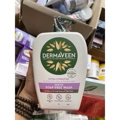 Sữa Tắm Dịu Nhẹ Dermaveen - Chai 1 Lít, Rửa Mặt An Toàn Cho Da Khô & Nhạy Cảm, Lý Tưởng Cho Trẻ Em & Người Lớn