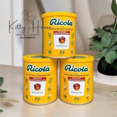 Kẹo Ngậm Ho Ricola Đức 250g - Thảo Mộc Giúp Giảm Ho, Khản Tiếng Hiệu Quả Cho Cả Gia Đình, Không Chứa Đường
