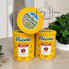 Kẹo Ngậm Ho Ricola Đức 250g - Thảo Mộc Giúp Giảm Ho, Khản Tiếng Hiệu Quả Cho Cả Gia Đình, Không Chứa Đường