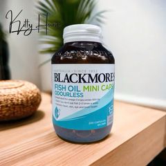 Viên uống Blackmores Fish Oil mini caps lọ 200 viên