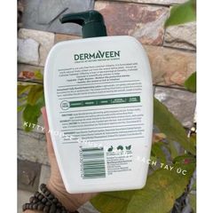 Kem Dưỡng Ẩm Dermaveen Everyday Moisturising Lotion 1L - Dành Cho Da Khô & Nhạy Cảm, Không Hương Liệu, Thích Hợp Gia Đình