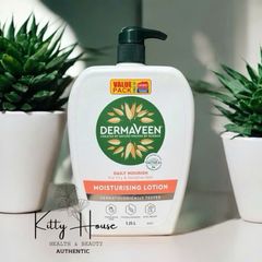 Kem Dưỡng Ẩm Dermaveen Everyday Moisturising Lotion 1L - Dành Cho Da Khô & Nhạy Cảm, Không Hương Liệu, Thích Hợp Gia Đình