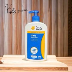 Kem chống nắng Cancer Council Ultra SPF 50+ - Bảo vệ da mạnh mẽ, chống nước, phù hợp cho hoạt động ngoài trời và chăm sóc da.