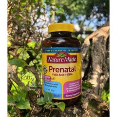 Viên Uống Bổ Bầu Nature Made Prenatal Multi + DHA 150V - Vitamin Dinh Dưỡng Cho Mẹ Mang Thai và Cho Con Bú