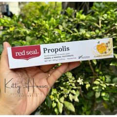 Kem đánh răng thảo dược thuần chay Red Seal 100g - Trắng răng, thơm miệng, bảo vệ lợi, chiết xuất tự nhiên từ dầu hồi, hương thảo, keo ong