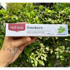 Kem đánh răng thảo dược thuần chay Red Seal 100g - Trắng răng, thơm miệng, bảo vệ lợi, chiết xuất tự nhiên từ dầu hồi, hương thảo, keo ong