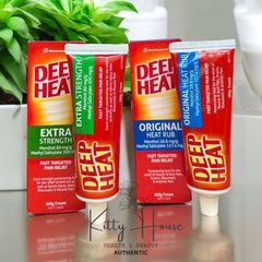 Kem bôi xoa bóp Deep Heart Original Heat Rub 100g và 200g chính hãng