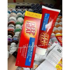 Kem bôi xoa bóp Deep Heart Original Heat Rub 100g và 200g chính hãng