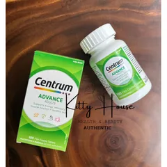 Viên uống bổ sung vitamin Centrum Advance 100 viên - Hỗ trợ năng lượng, miễn dịch, thị giác, và sức khỏe tim mạch