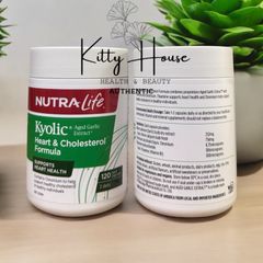 Viên Uống Tinh Dầu Tỏi Kyolic Aged Garlic Extract 120 Viên - Hỗ Trợ Sức Khỏe Tim Mạch & Mức Cholesterol Lành Mạnh