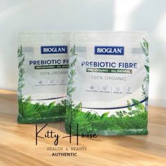 Bột chất xơ Prebiotic Bioglan 175g - Hỗ trợ tiêu hóa, inulin hữu cơ, dễ sử dụng cho sinh tố và ngũ cốc