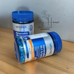 Viên uống tăng miễn dịch Wagner Horseradish Vitamin C & Garlic lọ 200V