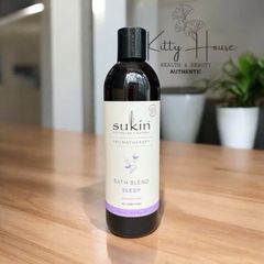 Sữa tắm phục hồi và thư giãn Sukin Aromatherapy Bath Blend chai 500ml