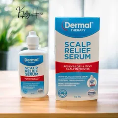 Serum Giảm Ngứa Da Đầu Dermal Therapy - Chống Khô, Dưỡng Ẩm, Chai 60ml, Chăm Sóc Tóc Chuyên Sâu