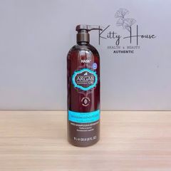 Bộ Dầu Gội và Xả Hask Argan Oil Morocco 1 Lít - Phục Hồi Tóc Khô, Hư Tổn, Mượt Mà, Thơm Ngát