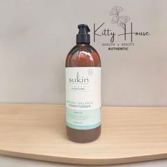 Set Dầu Gội và Dầu Xả Sukin Natural Balance 1L - Chiết Xuất Tự Nhiên Giúp Dưỡng Ẩm và Tăng Độ Bóng Tóc