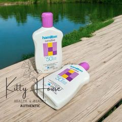 Kem Chống Nắng Hamilton Sensitive SPF 50+ Lotion 265ml - Chống Nắng Cho Da Nhạy Cảm, Không Hương Liệu, Chống Nước 4 Giờ
