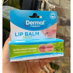 Son Dưỡng Môi Dermal Therapy Lip Balm 10g - Dưỡng Ẩm Sâu, Giảm Khô Nẻ, Chăm Sóc Môi Mềm Mại, Hiệu Quả Nhanh Chóng