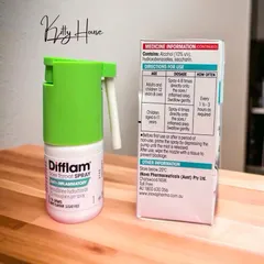 Xịt Họng Difflam 176 Spray Vị Bạc Hà - Giúp Giảm Ngứa Cổ Tặng Bé Từ 6 Tuổi Trở Lên, Thoải Mái, Hiệu Quả