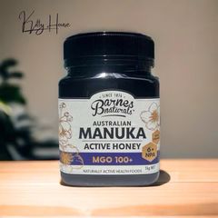 Mật Ong Manuka Health Barnes NPA6+ 1kg - Chất Lượng Úc, Tăng Cường Sức Đề Kháng, Dinh Dưỡng Tự Nhiên cho Người Lớn và Trẻ Em