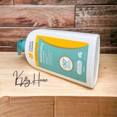 Kem Chống Nắng Dưỡng Ẩm Cancer Council SPF 50+ với Aloe Vera & Vitamin E - bảo vệ UVA/UVB, chai 500ml