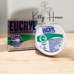 Bột Đánh Răng Tẩy Trắng Eucryl Toothpowder hộp 50g