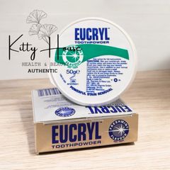 Bột Đánh Răng Tẩy Trắng Eucryl Toothpowder hộp 50g