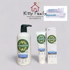 Kem Bôi Chàm Da Dermaveen Eczema 100ml - Giảm Ngứa, Dị Ứng, Dành Cho Người Lớn & Trẻ Nhỏ, Dưỡng Ẩm Da Mềm Mại