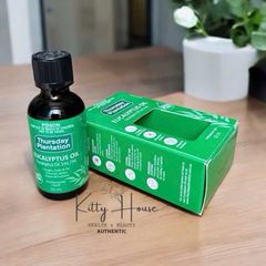 Tinh Dầu Khuynh Diệp Nguyên Chất Thursday Plantation 100ml & 50ml - Giảm Cảm, Kháng Khuẩn, Dành Cho Bé và Mẹ Bầu