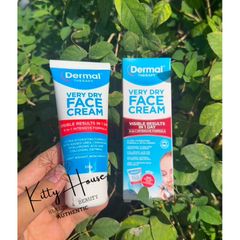 Kem Dưỡng ẩm Da Mặt Dermal Very Dry Face Cream 50g - Dưỡng ẩm Chuyên Sâu, Phục Hồi Da Khô, Chứa Ceramides và Axit Hyaluronic