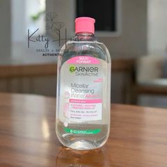 Nước Tẩy Trang Garnier Skinactive Micellar Cleansing 400ml - Tẩy Trang Dịu Nhẹ, Không Gây Kích Ứng, Phù Hợp Với Da Nhạy Cảm
