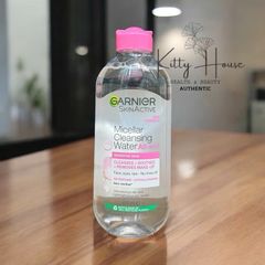 Nước Tẩy Trang Garnier Skinactive Micellar Cleansing 400ml - Tẩy Trang Dịu Nhẹ, Không Gây Kích Ứng, Phù Hợp Với Da Nhạy Cảm