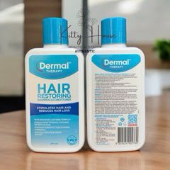 Dầu Gội & Dầu Xả Phục Hồi Dermal Therapy 210ml - Kích Thích Mọc Tóc, Giảm Rụng Tóc, Dưỡng Ẩm Tóc Hư Tổn Cho Nam & Nữ