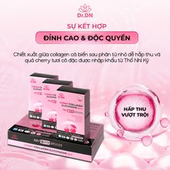 Thạch Cherry Collagen Glutathione Dr.DN - Cải Thiện Độ Đàn Hồi, Làm Sáng Da, Hỗ Trợ Giảm Nếp Nhăn, Hương Vị Ngon, Tiện Lợi Sử Dụng