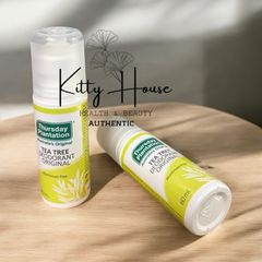 Lăn khử mùi Tea Tree Original 60mL - Deodorant tự nhiên với tinh dầu tràm trà Úc, không chứa hóa chất độc hại, phù hợp cho sử dụng hàng ngày