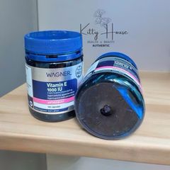 Viên uống Vitamin E 1000IU Wagner - Viên nang chống oxy hóa hỗ trợ sức khỏe da và tim mạch - Hộp 100 viên