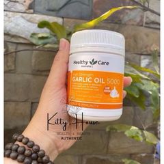 Viên uống tinh dầu tỏi Healthy Care Garlic Oil 5000mg - Tăng cường sức đề kháng, hỗ trợ tiêu hóa, 150 viên
