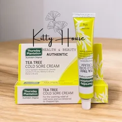 Kem Bôi Giảm Mụn Rộp Thursday Plantation 10g - Kem Chăm Sóc Môi, Làm Dịu Vết Loét, Nứt Nẻ Do Nắng, Chiết Xuất Tràm Trà, Úc