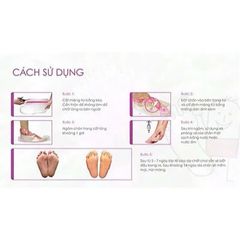 Túi Ủ Tẩy Tế Bào Chết Kiêm Mặt Nạ Chân Cho Da Chân Căng Bóng Mịn Màng PERORIN Nhật Bản (2 Miếng/ Túi)